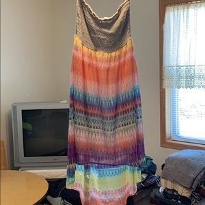 Maurice’s high/low strapless tube top style dress